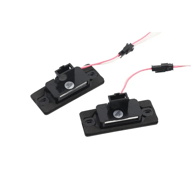 2Pcs LED Car Number License Plate Light 12V For VW Tiguan 09-12 Golf 5 Touareg MK1 Passat B5.5 Porsche Cayenne 955 957 2002-2010