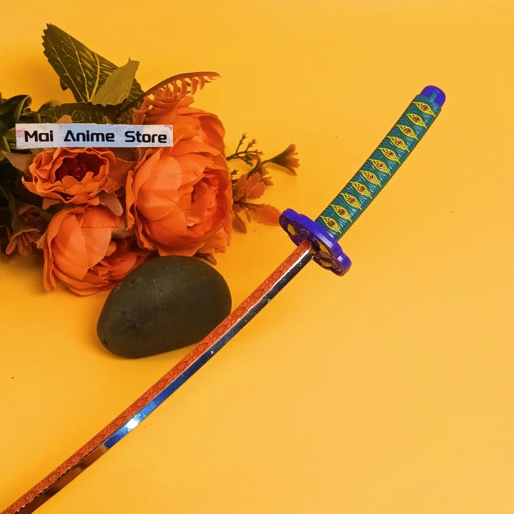 10 بوصة شيطان القاتل كاتانا ميتيل الأصلي الساموراي أنيمي يوريتشي كوكوشيبو نينجا سكين السيف الحجم الحقيقي كاتانا لعبة غير حادة هدية