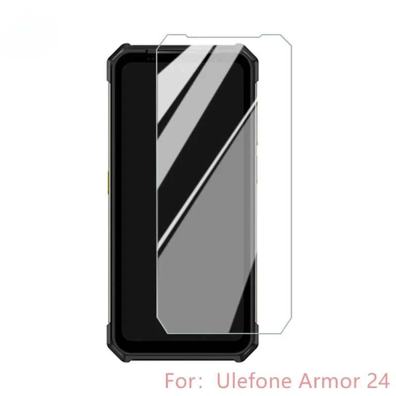 Vidrio templado para Ulefone Armor 24 Protector de pantalla vidrio antiarañazos para Ulefone Armor24 cubierta de película frontal de vidrio Protector