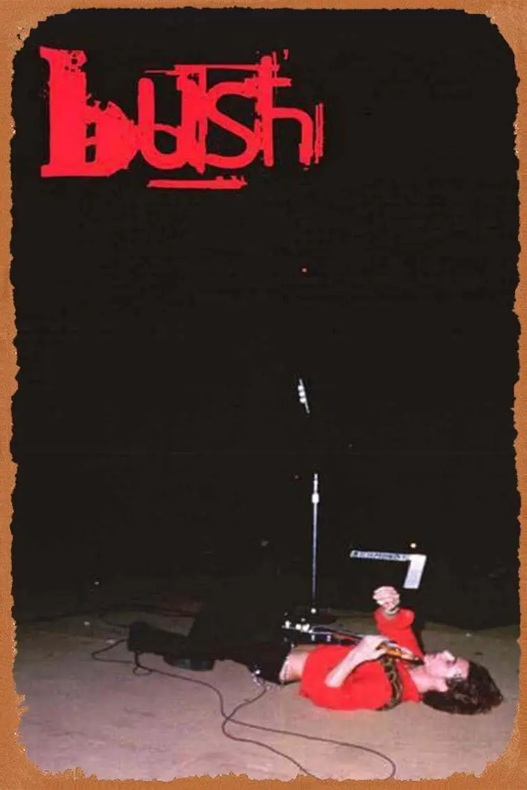 Music Metal Posters Bush Gavin Rossdale 1997 Tin Metal Sign 8