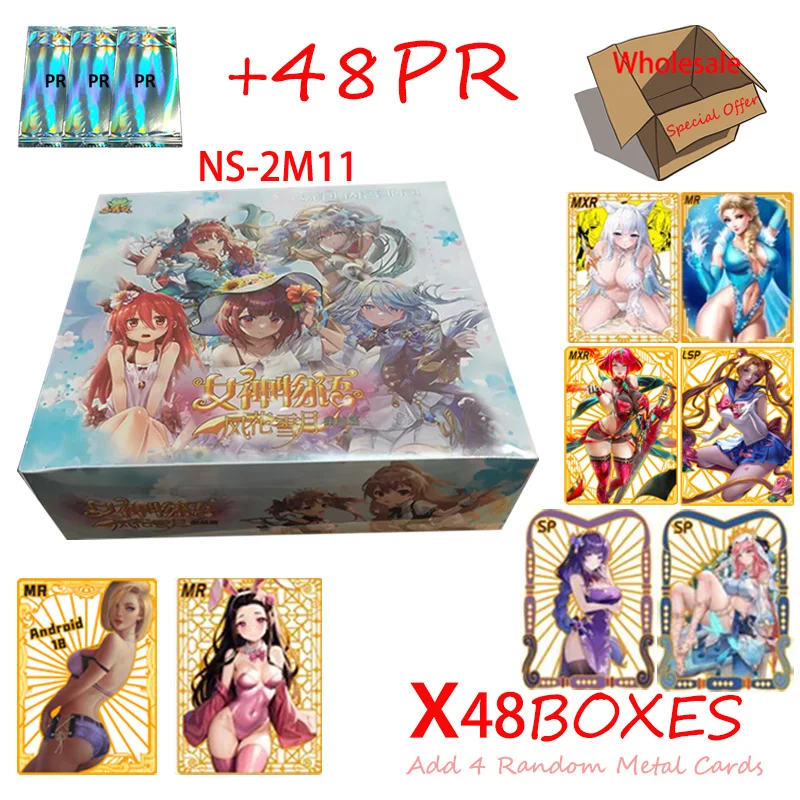 

Goddess Story NS-2M11 Collection Cards Booster Box Swimsuit Game Cards Kids Table Toys For Family Birthday Gifts Wholesale