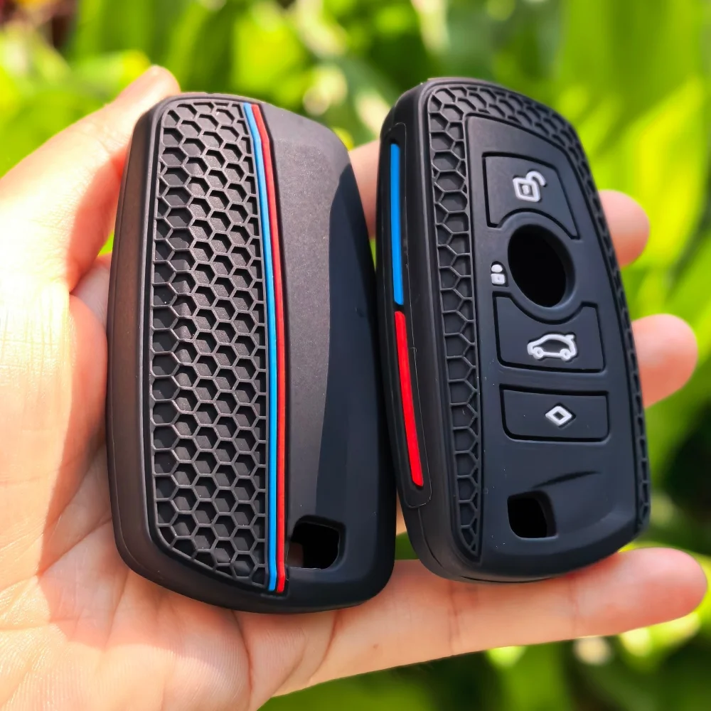 Car Key Case For BMW F20 F30 G20 f31 F34 F10 G30 F11 X3 F25 X4 I3 M3 M4 1 3 5 Series Shell Key Holder Accessories