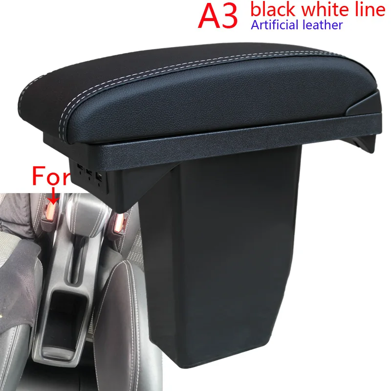 Voor Peugeot 2008 Armsteun Doos 2012-2018 Auto Opbergdoos Met Usb Opladen Auto Retrofit Onderdelen Interieurdetails Auto Accessoires