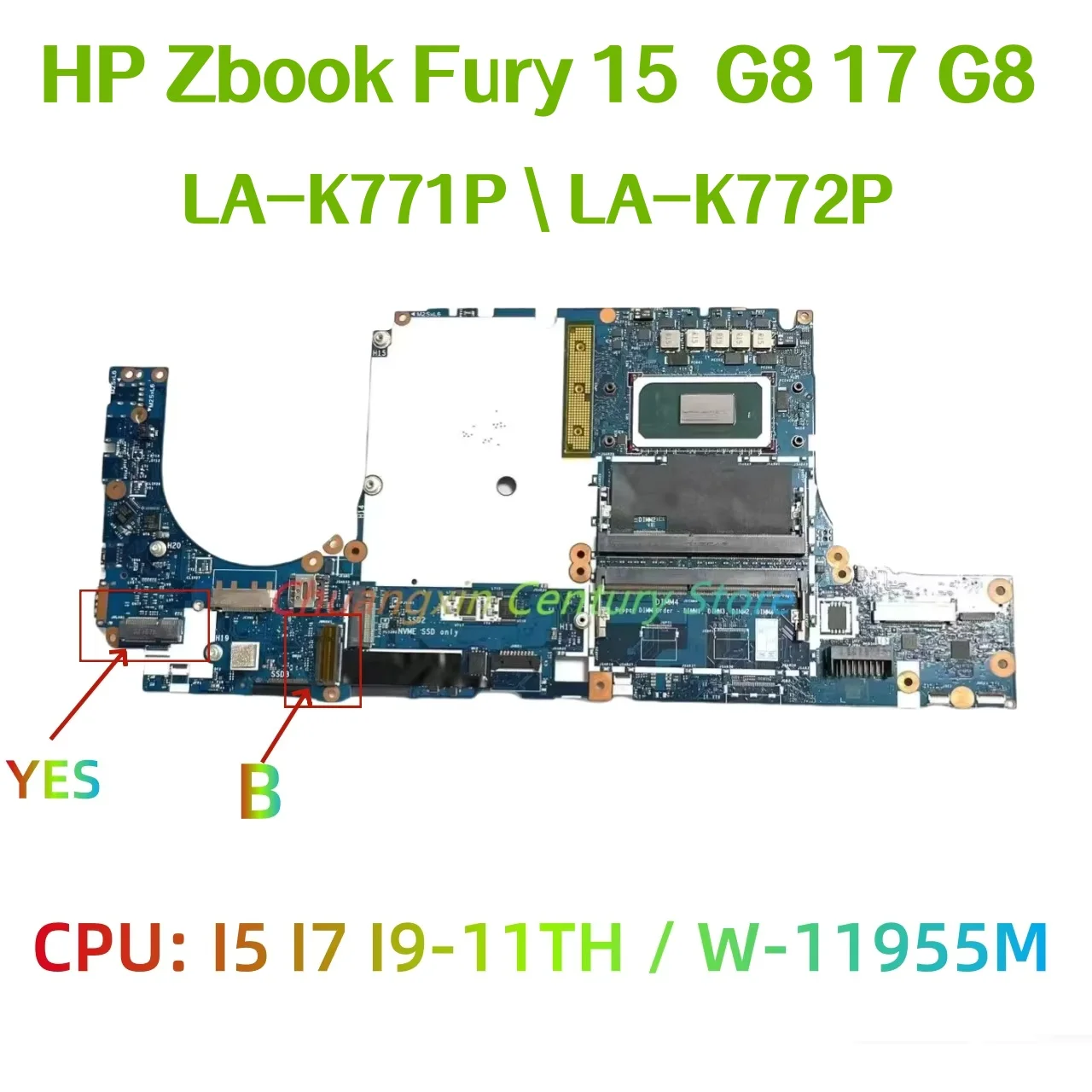 

Материнская плата GPZ70 LA-K772P / LA-K771P, совместимая с ноутбуками HP Zbook Fury 15 G8 17 G8 с процессорами I5 I7 I9 -11TH W-11955M, 100% протестирована.