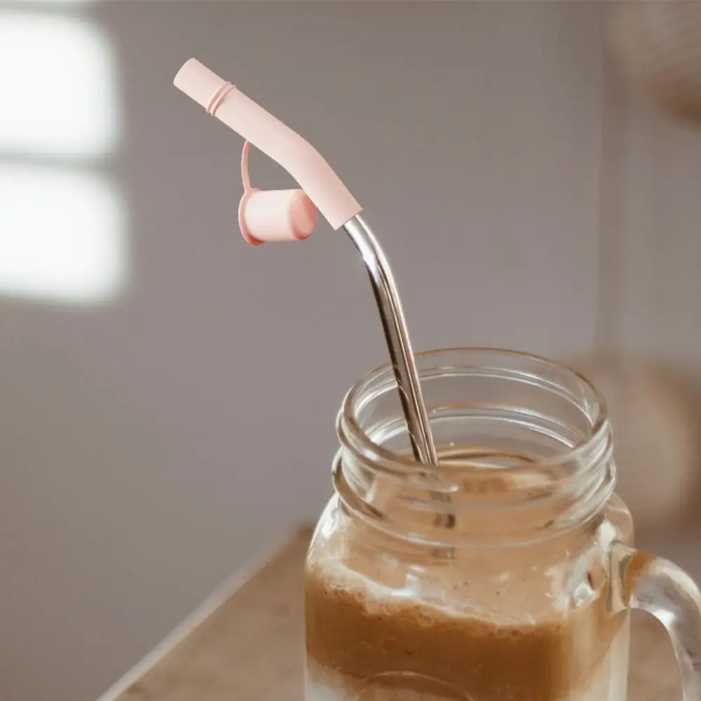 3Pcs Silicone Straw Extended Cover Cap Reusable Dust Proof Straw Topper Tumbler Accessories Spill Leak Stopper for Cup