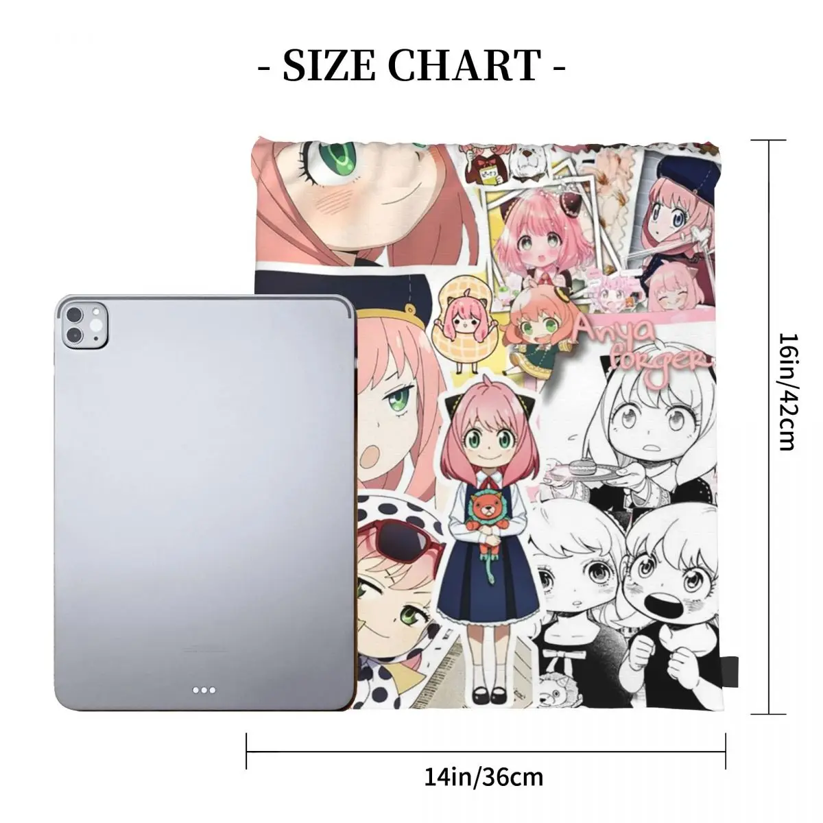 حقائب ظهر Kawaii Manga Spy X Family متعددة الوظائف برباط، حقيبة أشتات، حقائب كتب للمدرسة للرجال والنساء