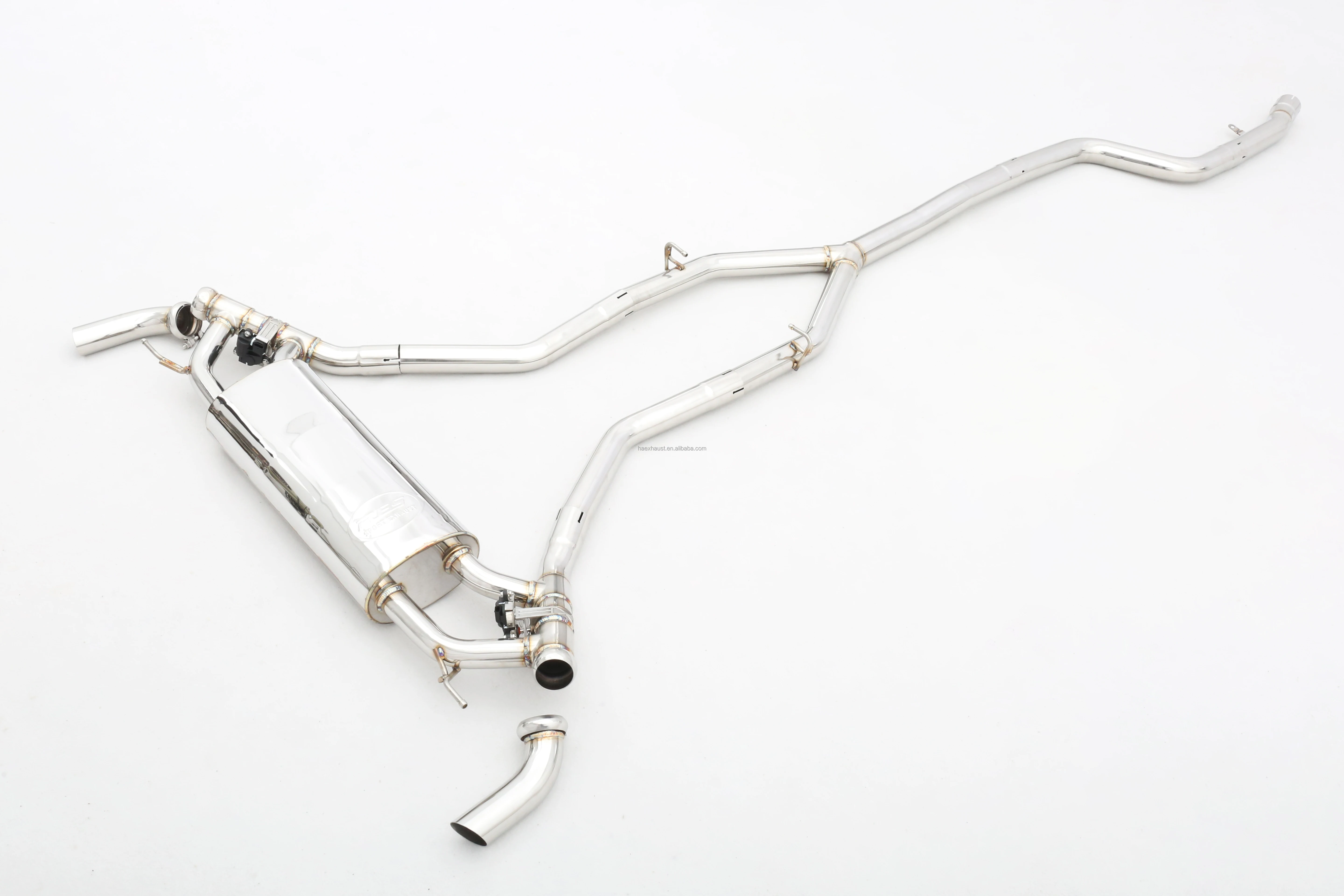 Custom 304 Stainless Steel/Titanium Valved Exhaust System Factory Designed for X5 G05/X6 G06 3.0T B58