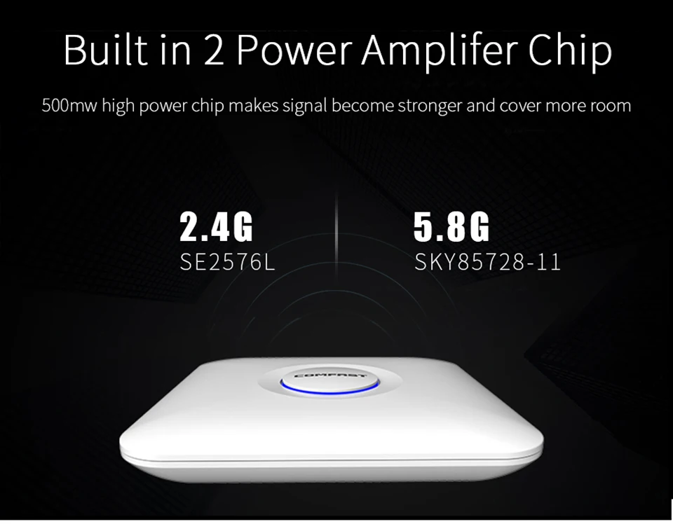 Imagem -04 - Comfast de Alta Potência 1300mbps Teto sem Fio de Banda Dupla ap Gigabit Wan Porta Poe Lan Ethernet Poderoso Roteador Openwrt Amplificador ap