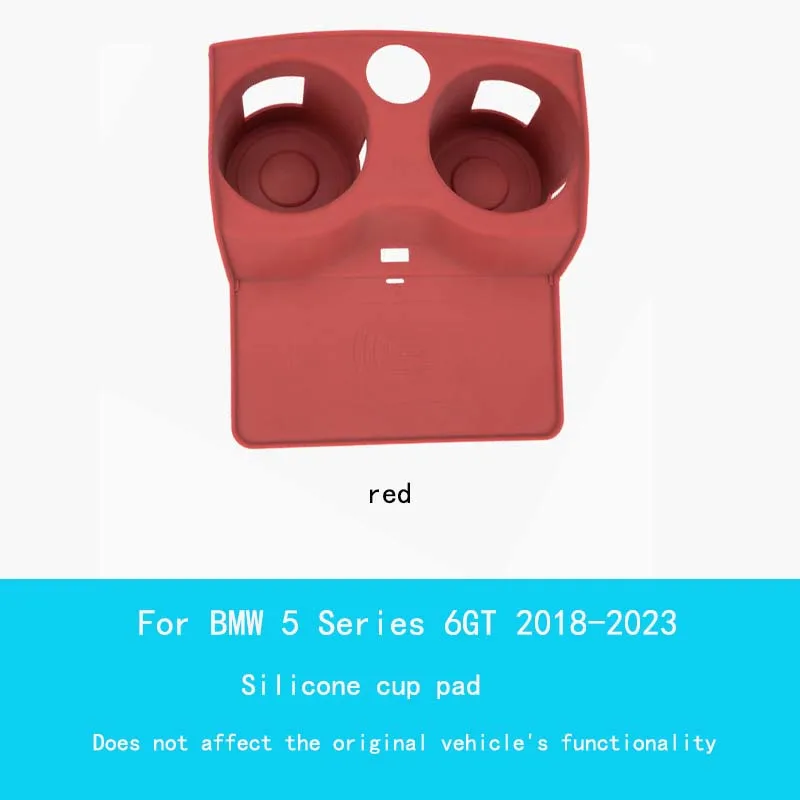 LHD Auto-accessoires interieur voor BMW 3 4 5 Serie 6GT i3 i4 middenconsole bekerhouder antislip siliconen pad, stofdicht