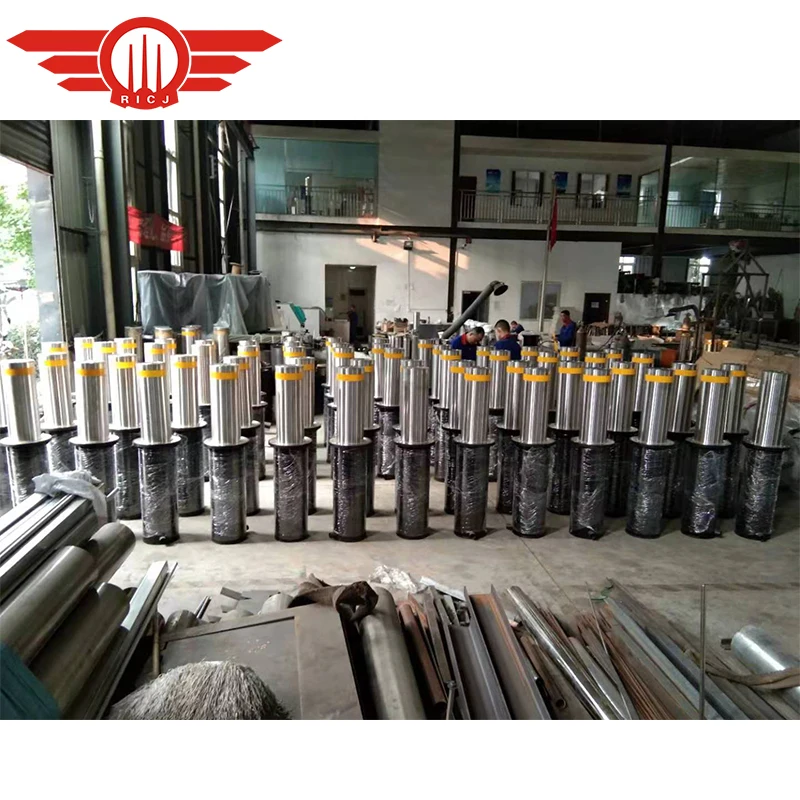 

Building Access Control Hydraulic Bollard Barrier K8 Anti-Collision Automatic Rising Bollard