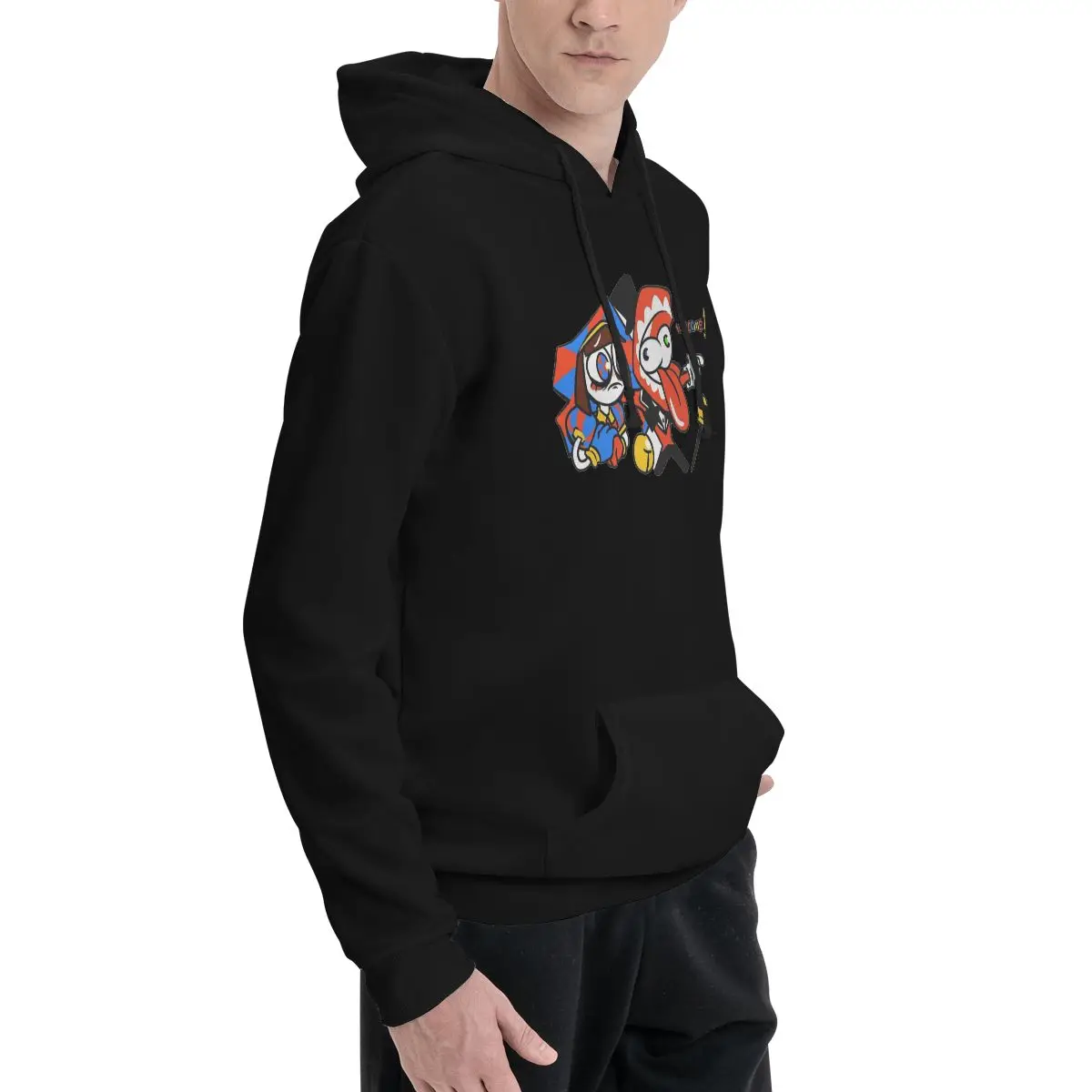 The Amazing Digital Circus Hoodies Men's Funny Pomni Jax Caine Zooble Bubble Sweatshirts Winter Oversized Pullovers