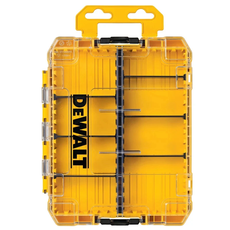 DEWALT Original Parts Storage Box Portable Stackable Durable Module Hard Shell Dustproof Storage Case Power Tool Accessories