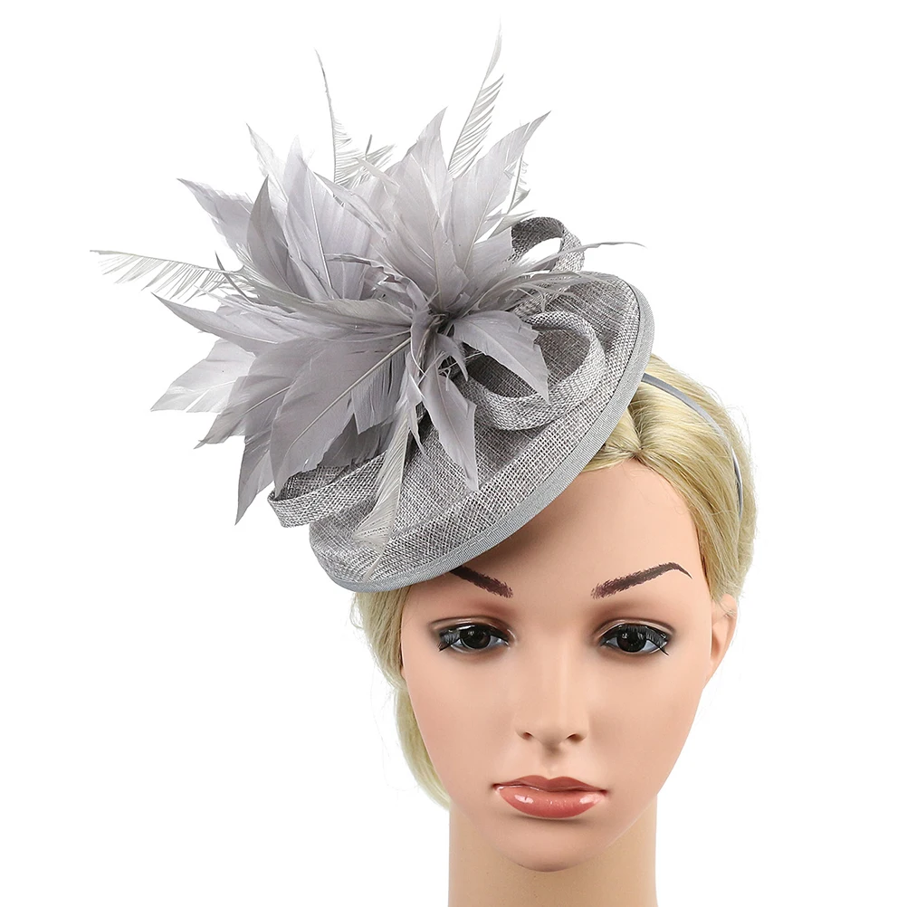 

Hairb s Women Fascinators Lightweight Bobby Pins Evening Accessories Tea Opera Banquet Prom Concert Plume Headb s