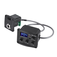 Ukulele Piezo Pickup Preamp 3-Band EQ Equalizer Tuner System with LCD Display 20Hz-20KHz Pickup for Ukulele Uke Pickup Accessory