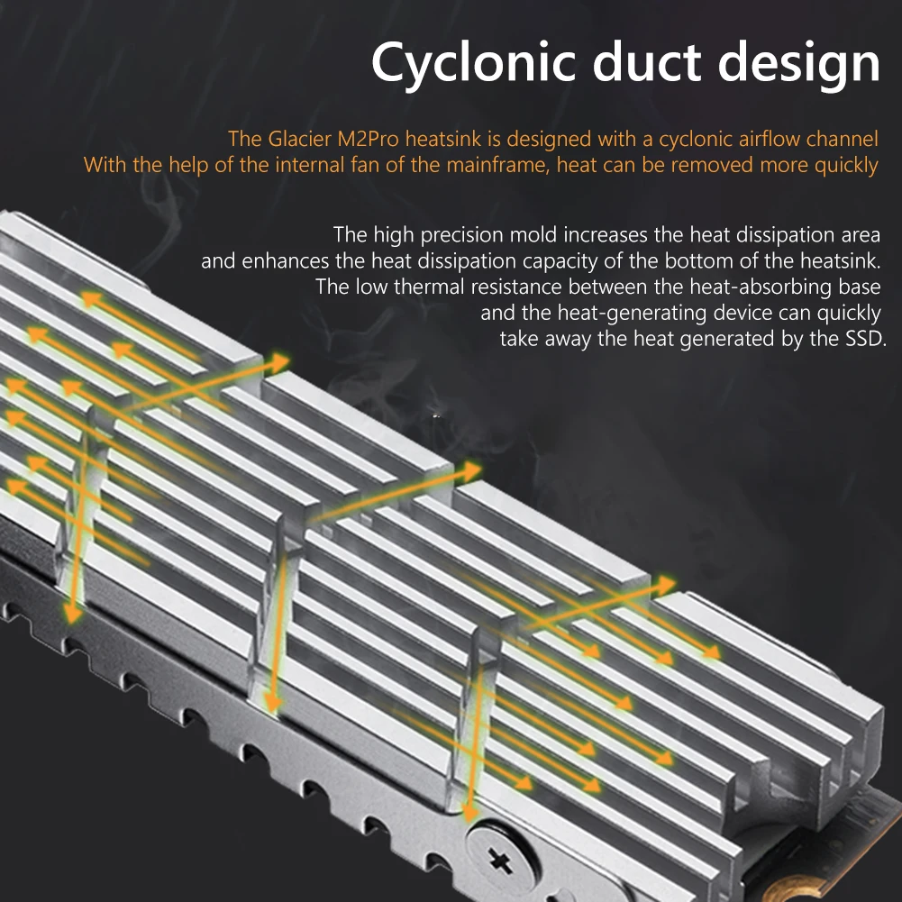 

Радиатор для SSD M.2 2280, охладитель для NVME NGFF SSD, алюминиевый радиатор с термопрокладкой для игровой консоли PS5
