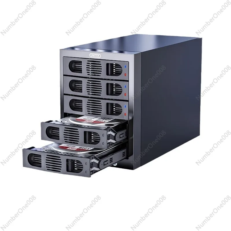 

Корпус жесткого диска с несколькими отсеками, корпус RAID-массива, стойка для хранения жесткого диска, универсальная 2,5/3,5 дюйма