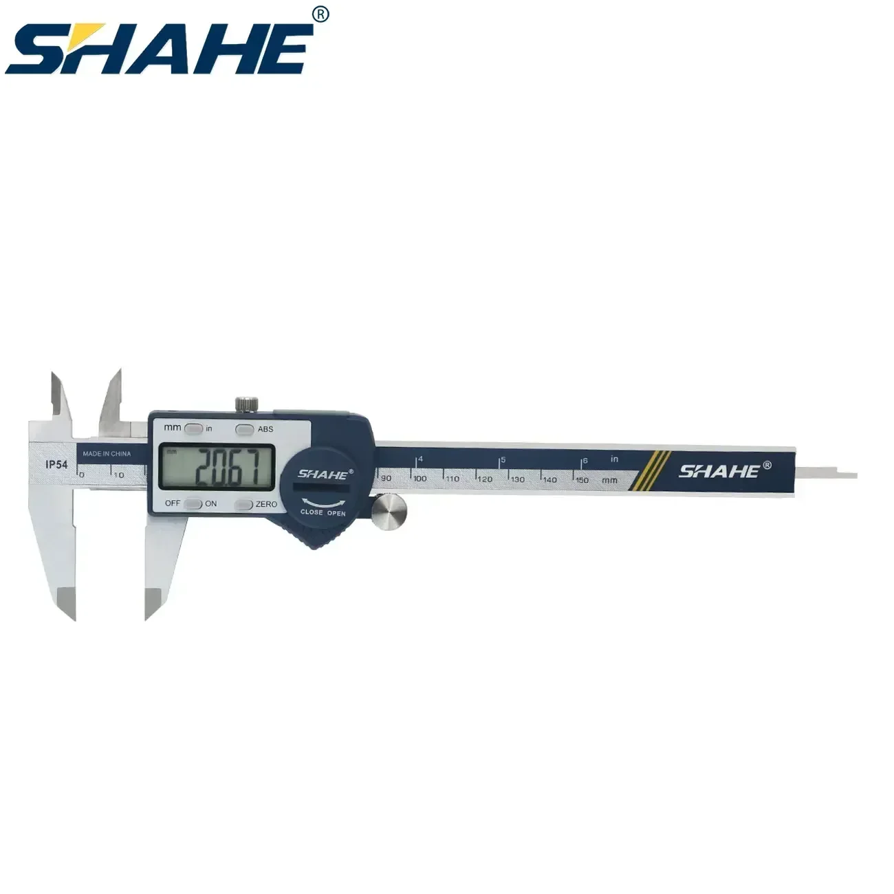 SHAHE 150 mm 0.01 mm Digital Vernier Caliper With Large Display Electronic Caliper Stainless Steel Caliper Measuring Tools