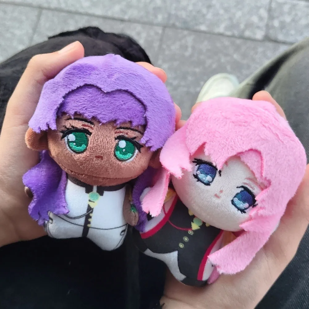 10cm Cute Revolutionary Tenjo Utena Plushie Dolls Anime Girl Himemiya Anthy Plush Doll Toys Pendants Keychain Birthday Xmas Gift