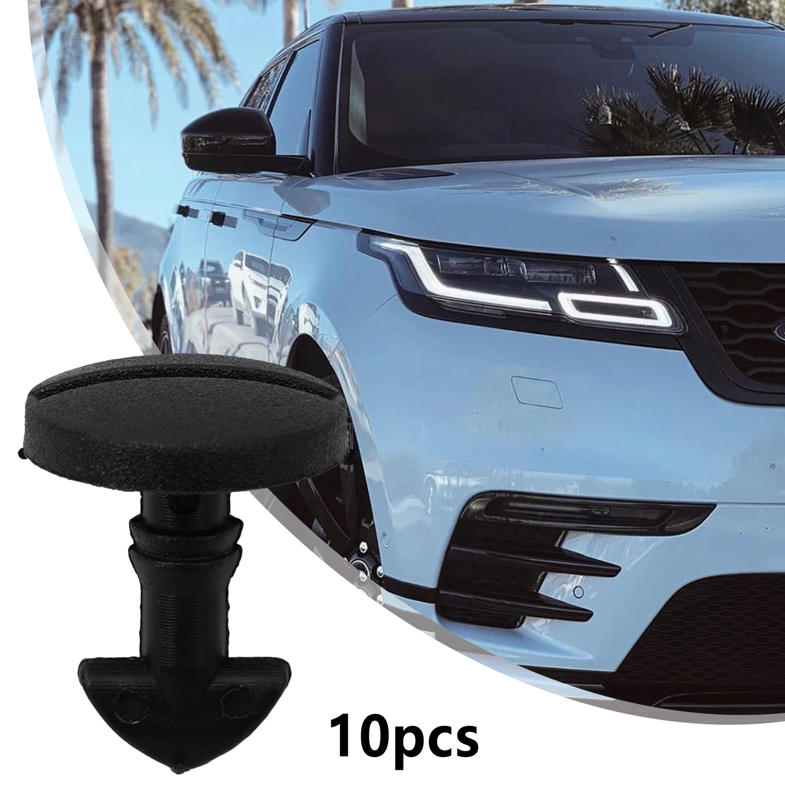 Car Accessories Car Clips Cover Clip Tow Bar Cover Clip Discovery 3 4 For Land Rover Low Cost Rear Bumper Black Plastic