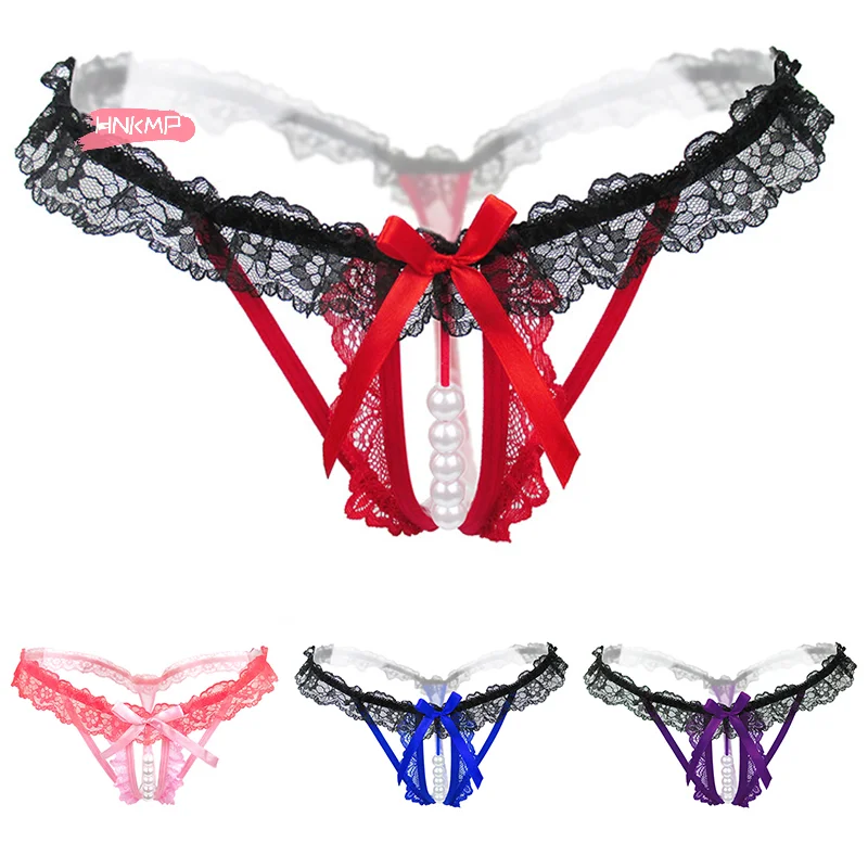 

Сексуальные трусики-стринги с жемчугом для женщин, кружевные костюмы, сорочки, эротическое нижнее белье, комплект нижнего белья для пар