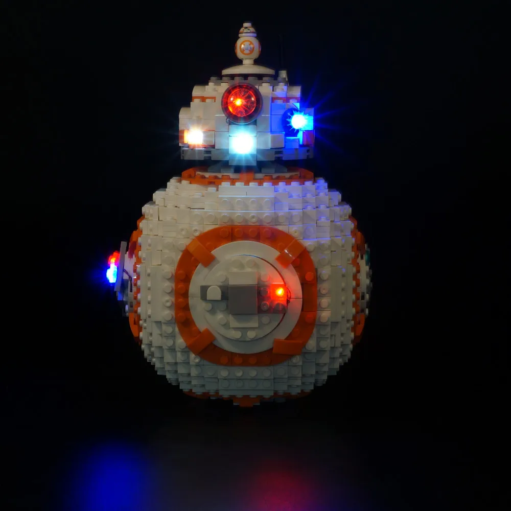 EASYLITE Led Light Set For 75187 Bb8 Robot Starfighter Compatible 05128 Toys Gift DIY Toys Set (Not Included Building Blocks)