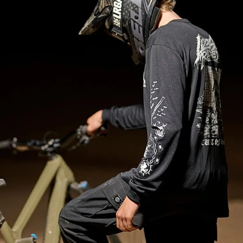 

Cycling Through, 3D Printed, Breathable, Quick Drying, Men's and Women's Round Neck T-shirts