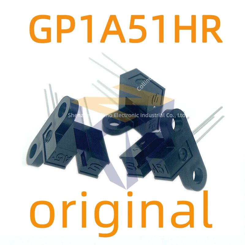 2pcs GP1A51HR Slot type photoelectric switch interrupter sensor slot width 3mm 1A51HR