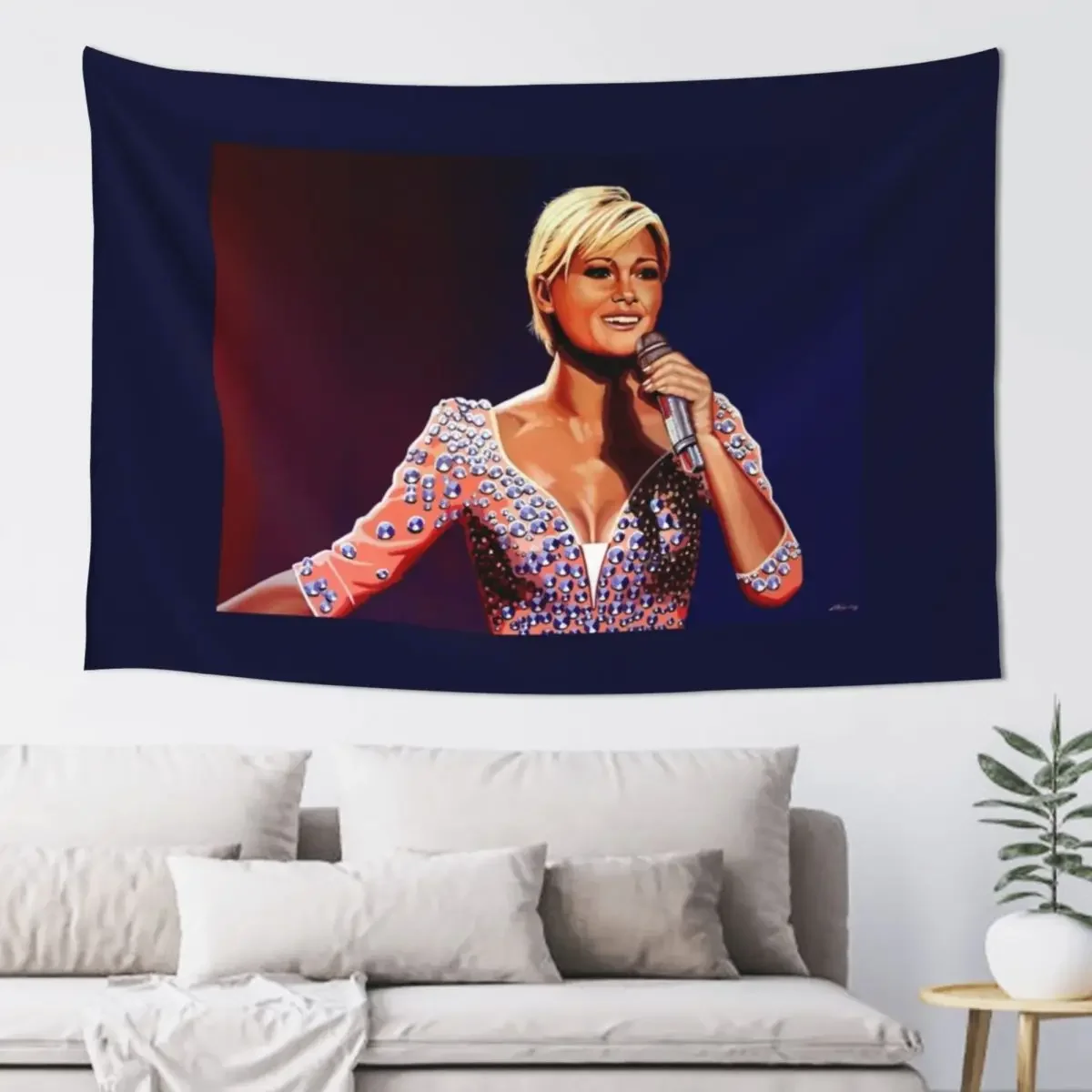 

Helene Fischer Painting Tapestry Home Decor Aesthetic Room Decor Aesthetic Room Decor Wall Hangings Decoration Tapestry