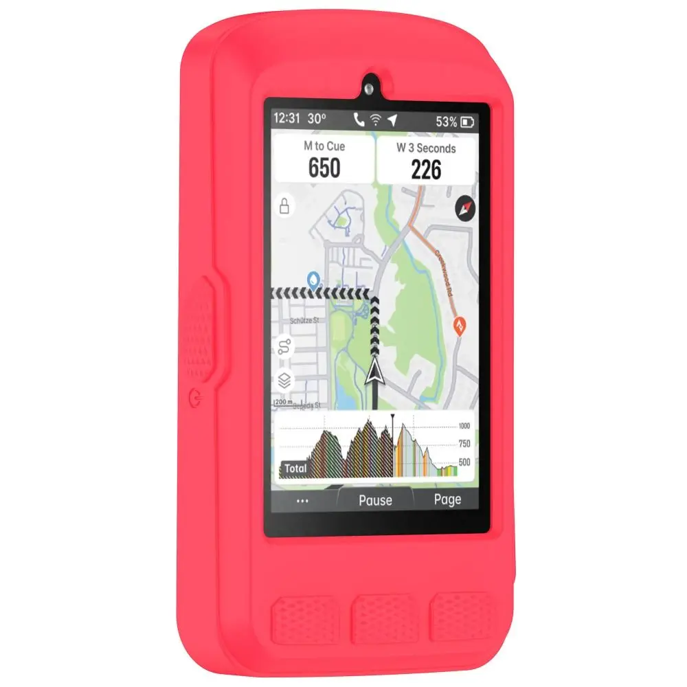 Silicone Protective Cover Anti-collision Bumper Case Cover Lightweight Soft Protector for Wahoo ELEMNT ACE Bicycle Computer