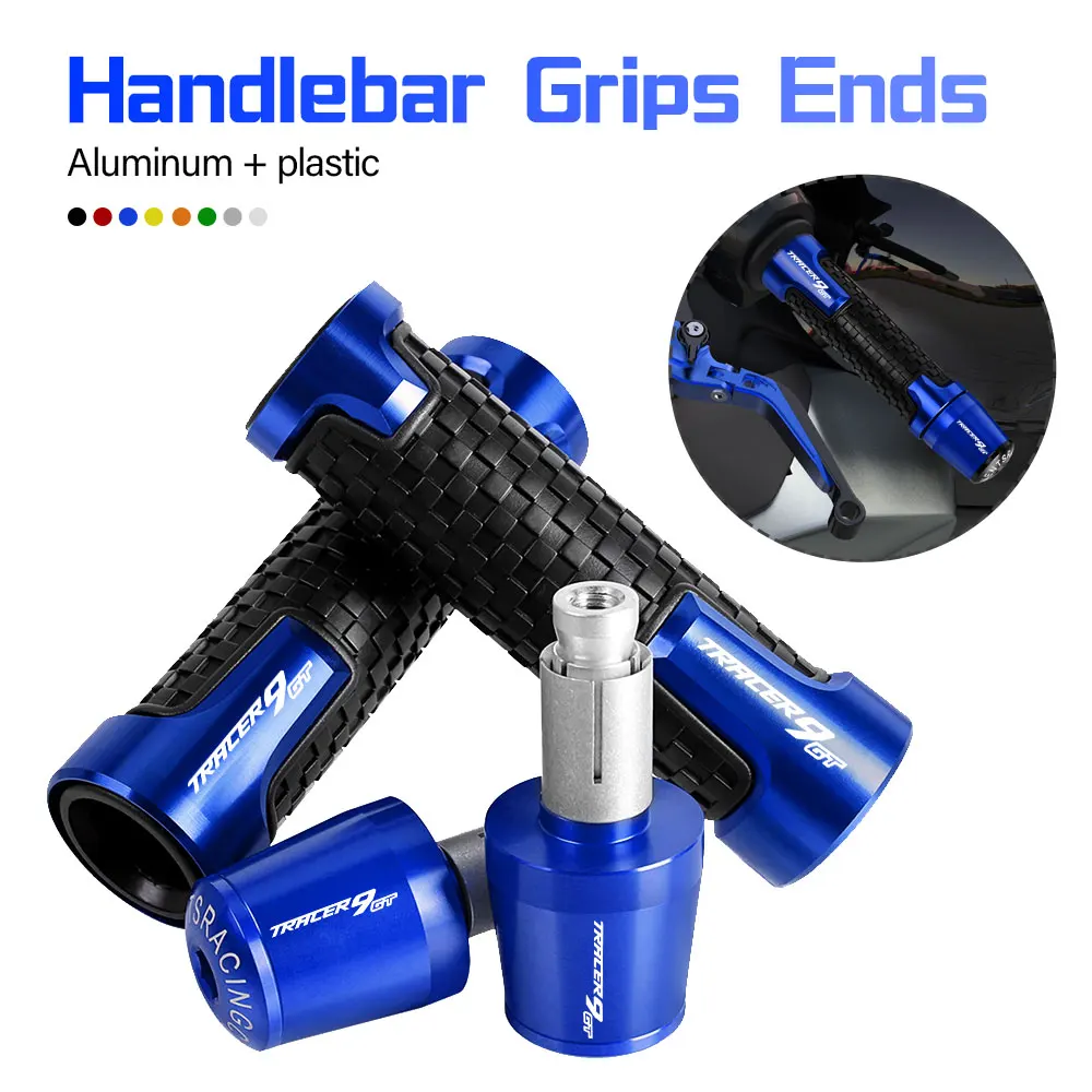 FOR YAMAHA TRACER9GT TRACER 9GT 2021 2022 7/8'' Anti-Slip Grip Hand Motorcycle Handlebar Handle Bar Grips End Plugs