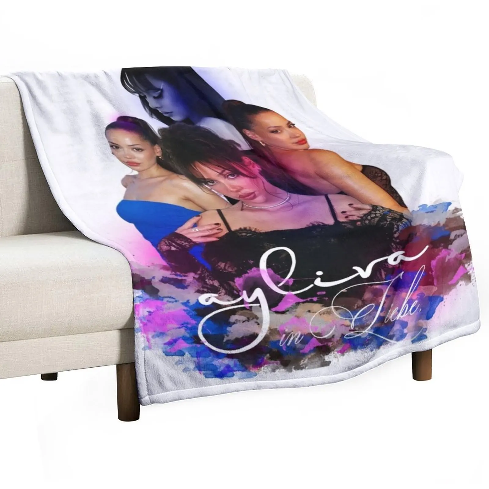 Ayliva in Liebe 2024 Throw Blanket sofa bed warm winter Fashion Sofas Shaggy Kid'S Loose Blankets