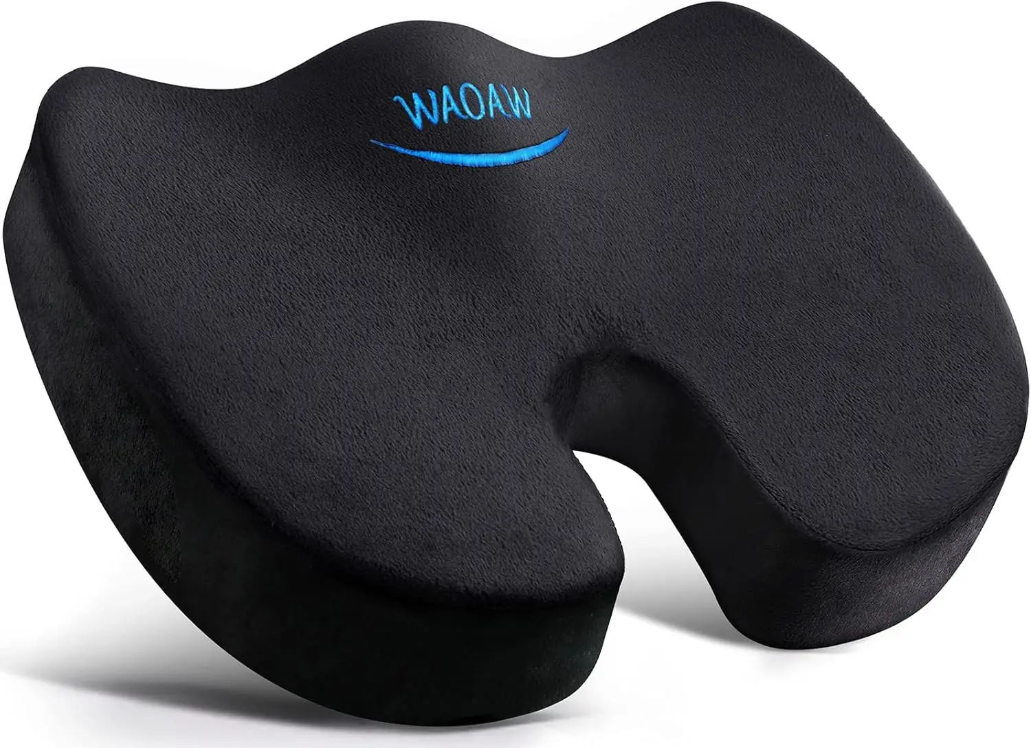 

Memory Foam Seat Cushion for Office Chair & Car, U-Shaped Design for Back Pain Relief, Portable with Anti-Slip Bottom