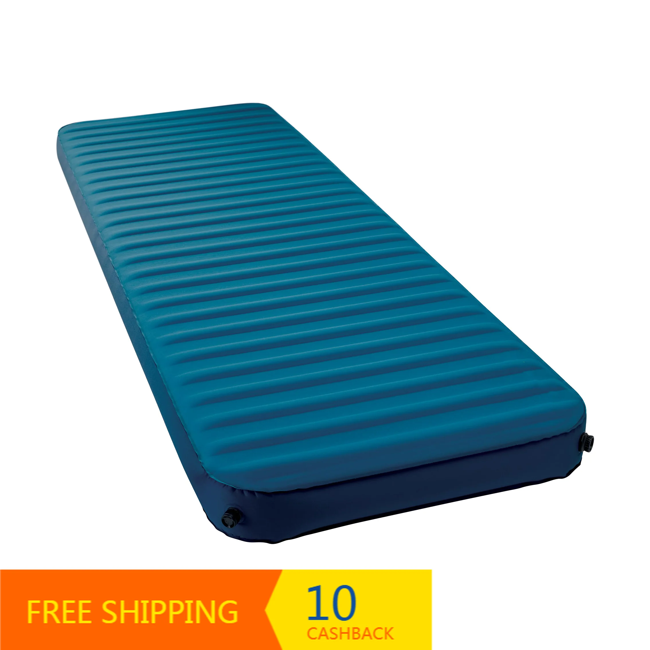 Ultralight Portable Foldable Air Sleeping Pad Compact 203x76cm for Camping Backpacking & Home Use