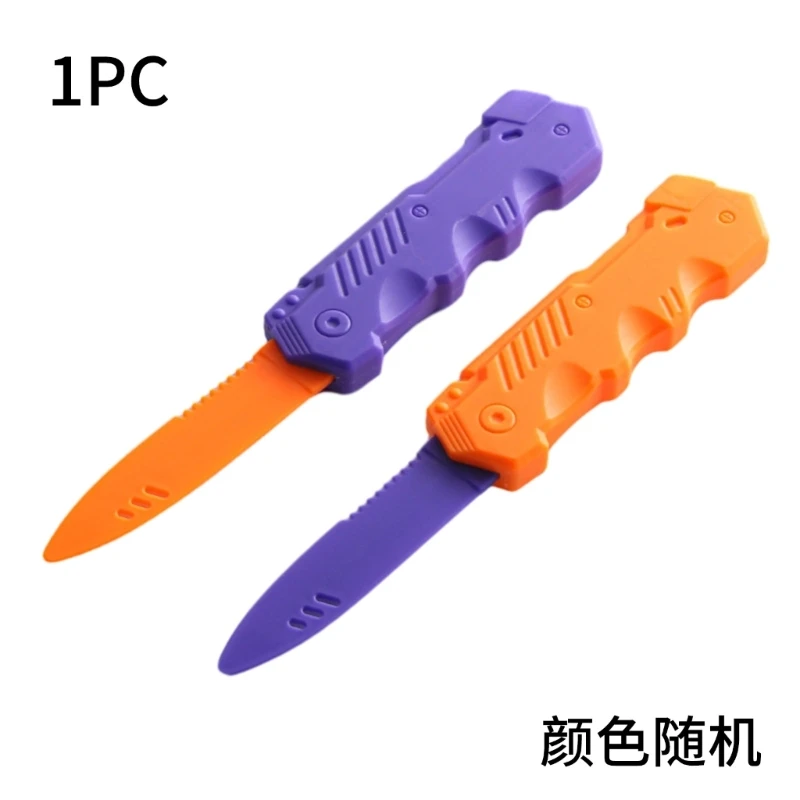 Retractable Knife Toy Radish Knife Perfect for Office and School Stress Relief