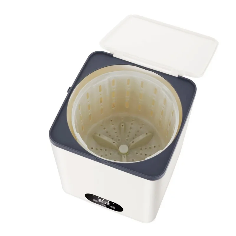 Mini Washing Machine, Home School Blue-Purple Light Antibacterial, Washing Socks, Underwear, Towels And Small Pieces Of Clothing