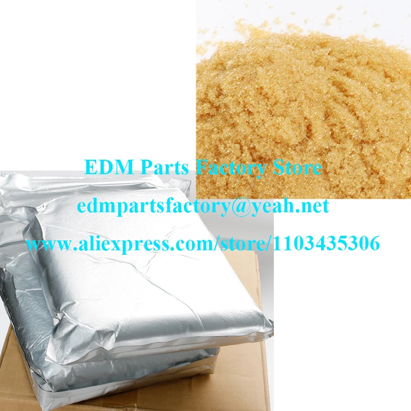 Máquina cortadora de alambre de 5 litros por bolsa, resina de intercambio de iones de aniones y catión, resina edm de cama mixta