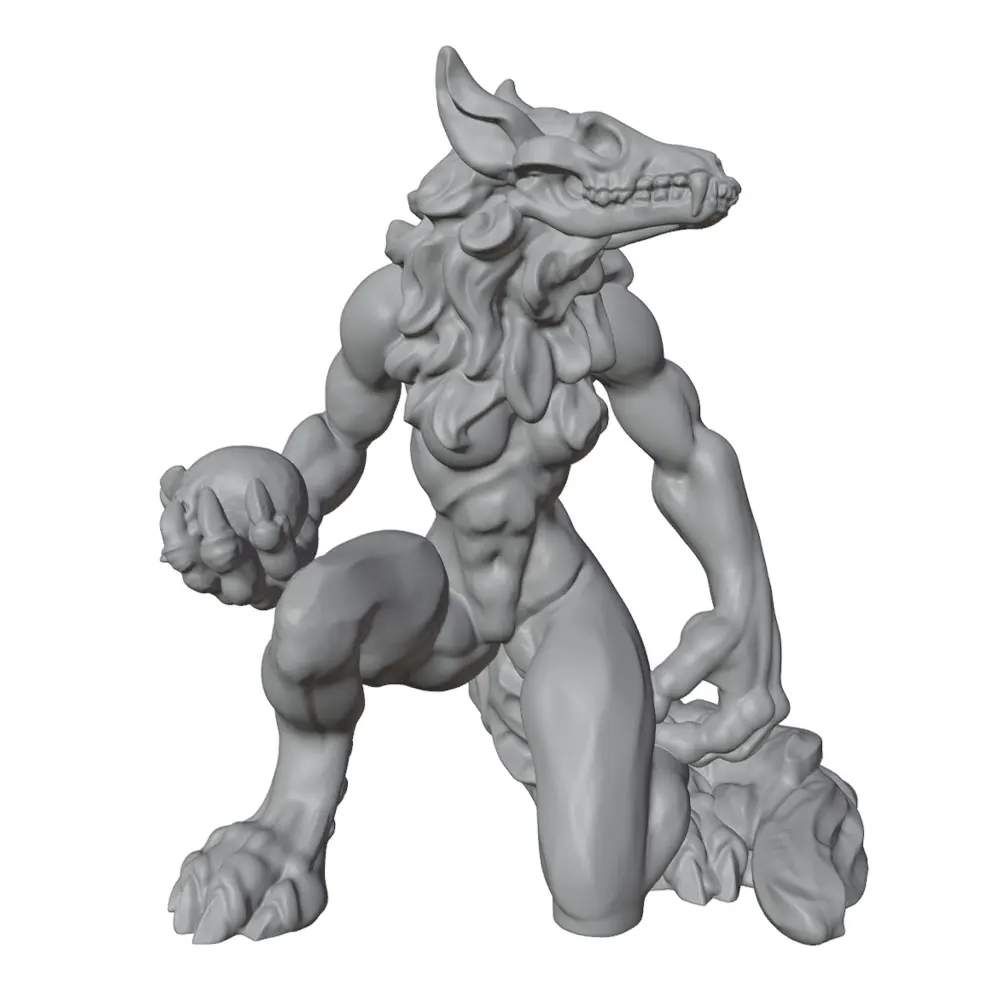 1/24 scale resin figurine character model, high-fidelity model action figure, not painted, perfect for gaming and collection