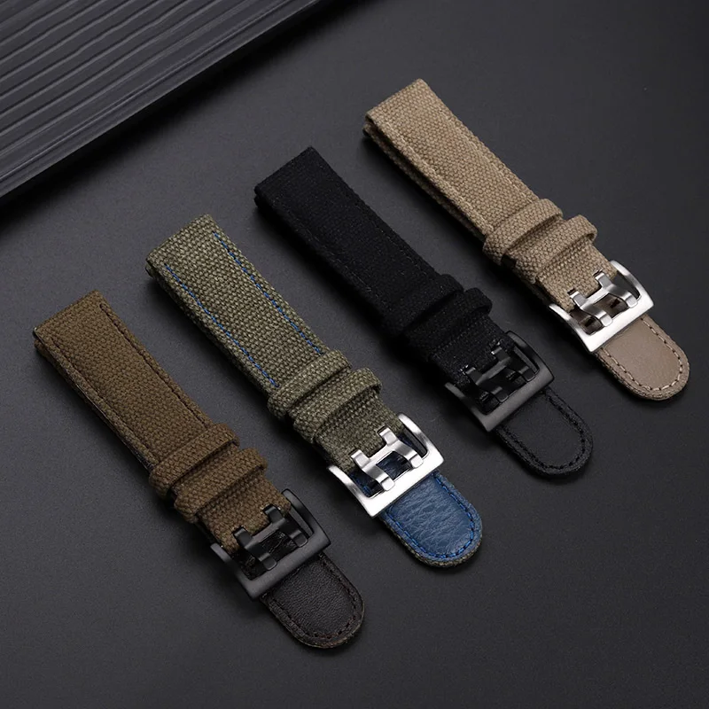 20mm 22mm For Hamilton Khaki Field Watch Band h760250/h77616533/h70605963 H68201993 Nylon Leather Strap Man bracelet with tools