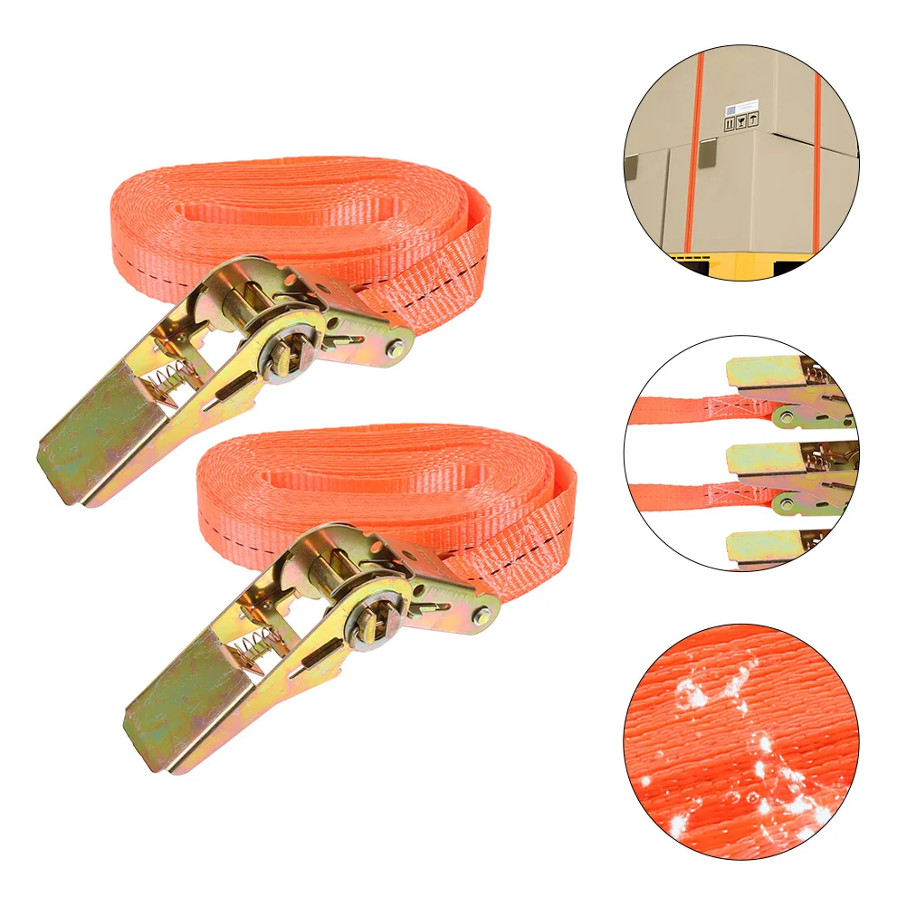 

2 шт., 6 м, 25 мм, ремни с храповым механизмом, сверхмощные полиэстеровые грузовые ремни, ремни для багажника, инструменты для крепления, оборудование