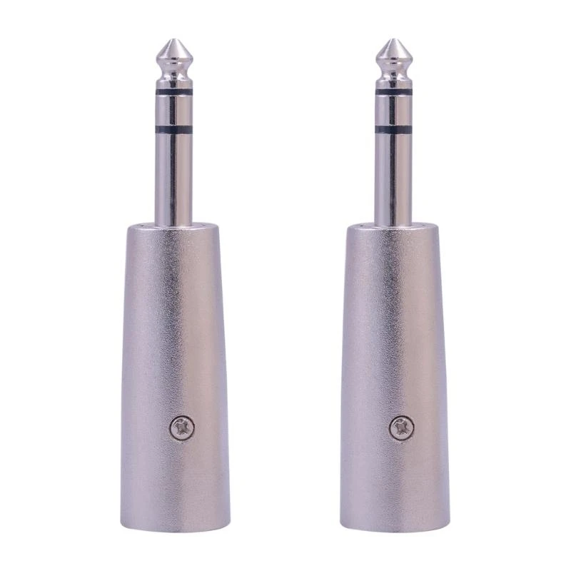 573A 1/4-inch Male TRS to XLR Male Adapter Connector for Mixers & Microphones