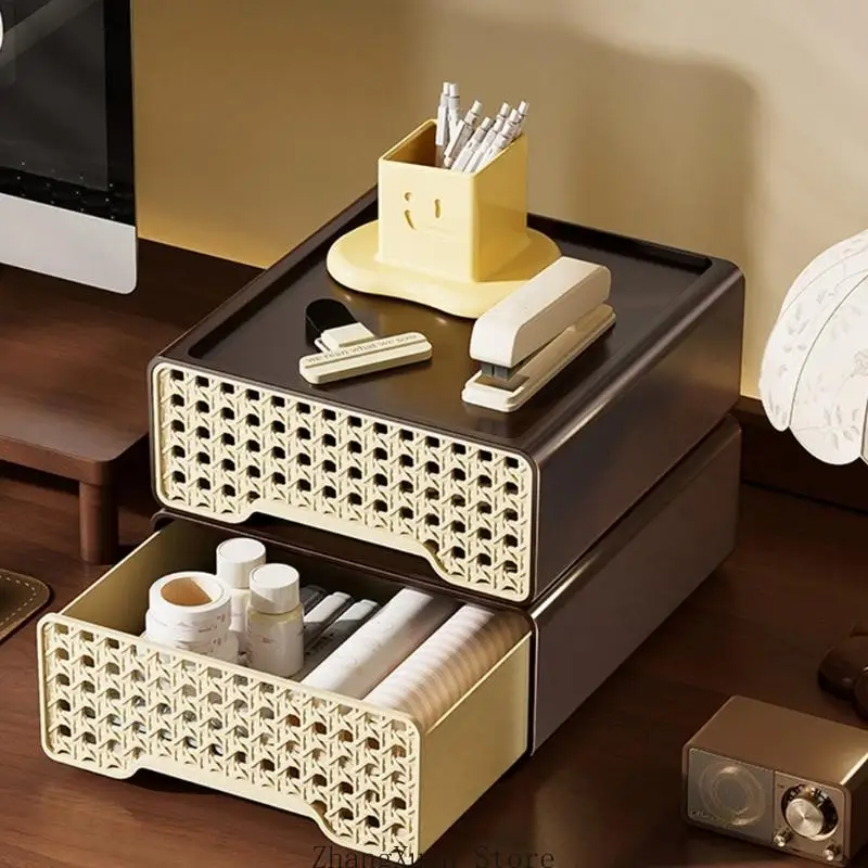 Moderne staubdichte Organizer-Box, perfekt für Kosmetik, Schreibwaren, Zubehör, 3 x – Detail 7