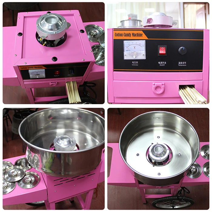 Electric Candy Floss Machine With High Quality Automatic Cotton Candy Machine On Sale
