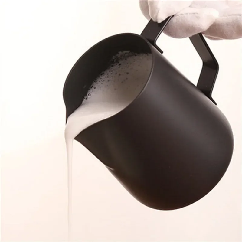 Non-stick Coating Stainless Steel Milk Frothing Pitcher Espresso Coffee Barista Craft Latte Cappuccino Cream Froth Jug Maker