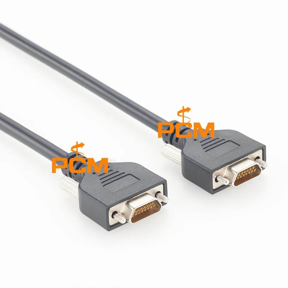 15-poliges Micro-D-CMD-Buchsen-zu-Buchsen-Signalkabel, kompatibel mit Molex 834229055, für industrielle Steuerungs- und Testausrüstung – Detail 2