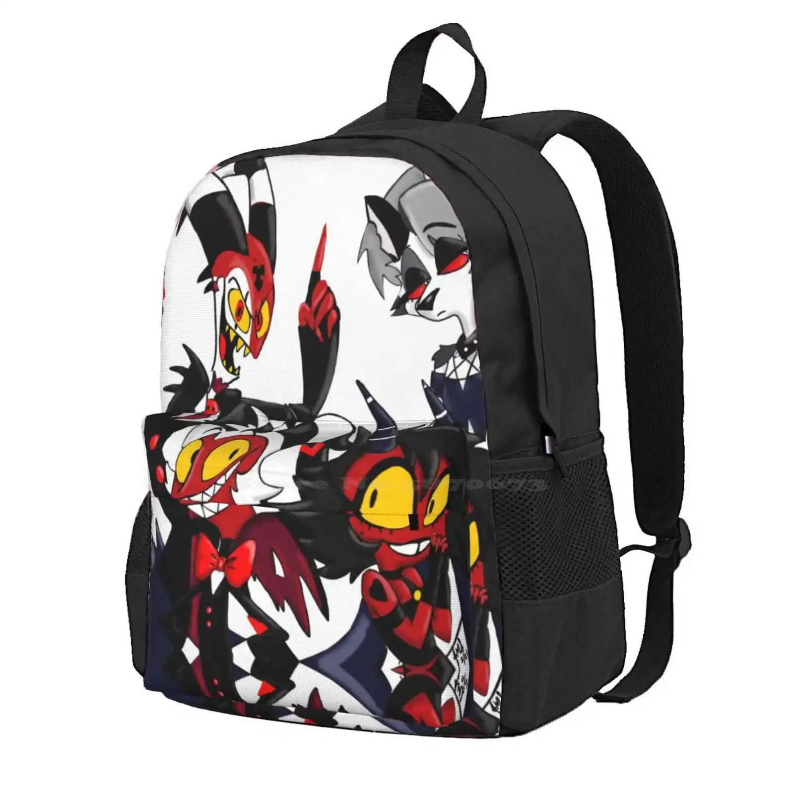 Helluva Boss Imp Crew Hot Sale Schoolbag Backpack Fashion Bags Helluva Boss Imp Moxie Millie Loona Blitzo Vivziepop Fanart