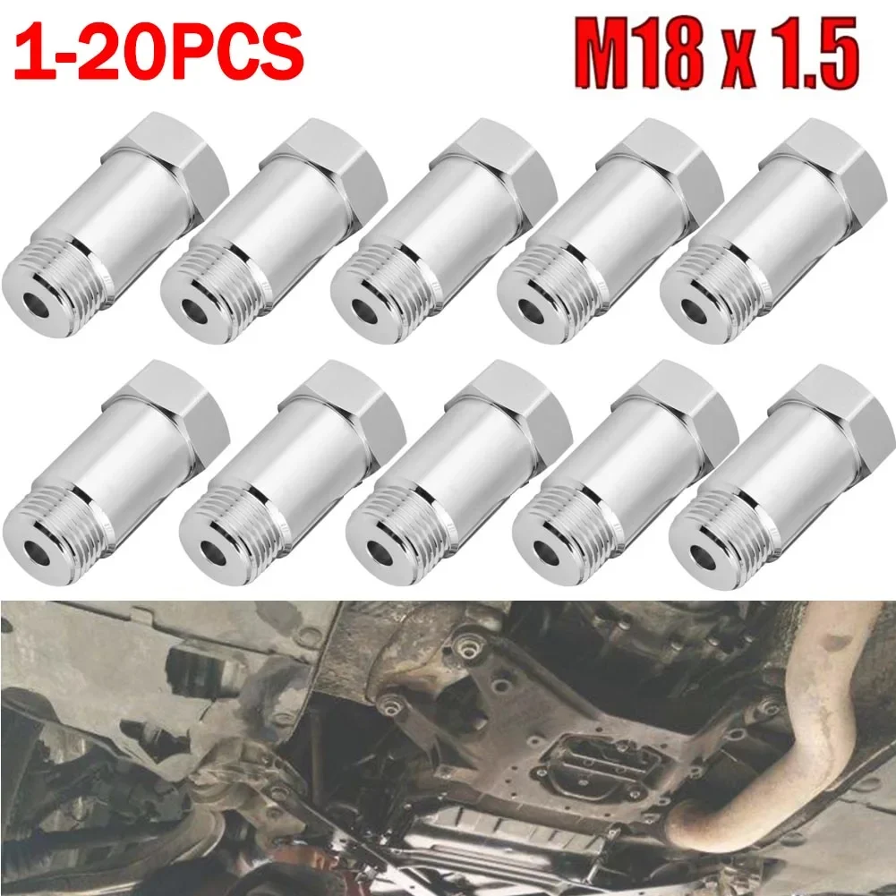 M18X1.5 Oxygen O2 Sensor Extender O2 Oxygen Sensor Spacer Car CEL Fix Check Engine Light Eliminator Adapter Converter