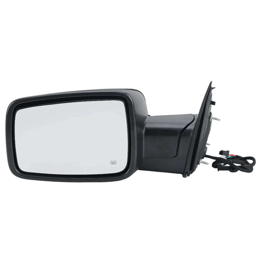 10/9-контактное боковое зеркало в сборе для Dodge Ram 1500 2500 2013-2018, текстурированное черное ручное складное дверное зеркало с подогревом, автомобильные аксессуары