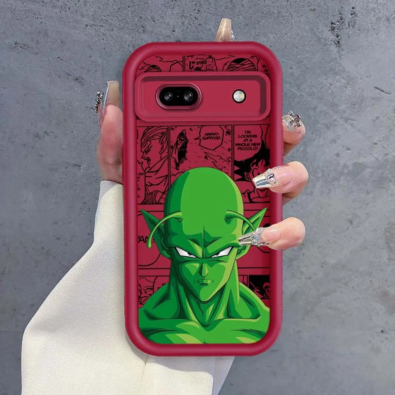 D-Dragon Ball Anime Art para Google Pixel 9 8 7 8A 7A Pro XL Capa de telefone com escada ocular