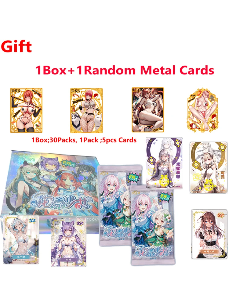 

2024 Newest Wholesale Goddess Story Flower Girl 3 Collection Card Goddess Story Waifu Booster Box Doujin Toys and Hobbies Gift