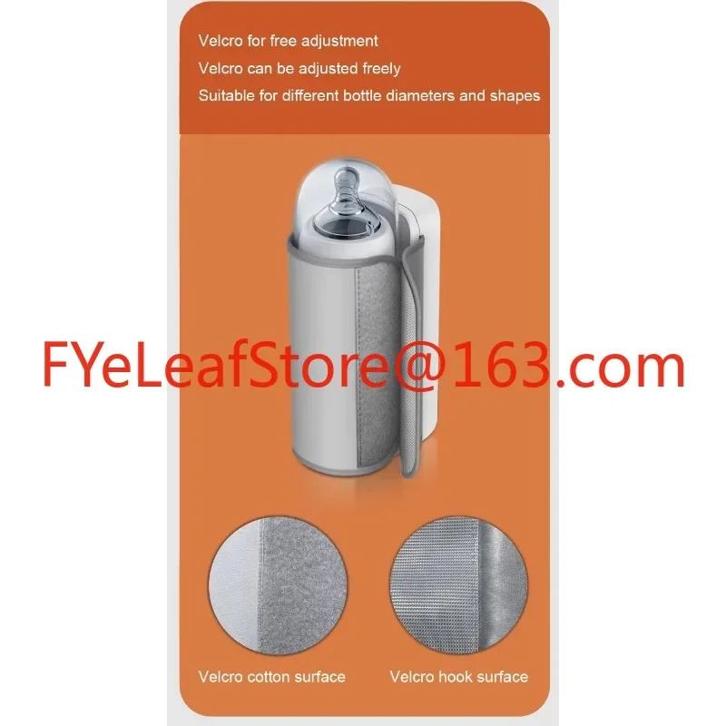 USB Baby Bottle Warmer Portable  Bottle  Rechargeable Cordless   for Milk and Formula